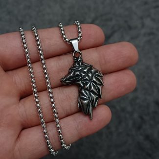 گردنبند گرگ کد N402