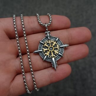 گردنبند وایکینگی دو طرفه کد N436