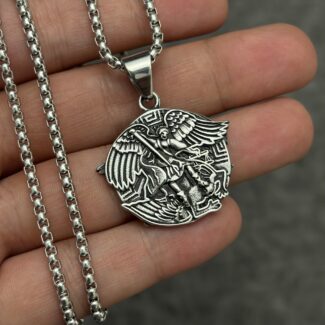 گردنبند Saint Michael کد N559